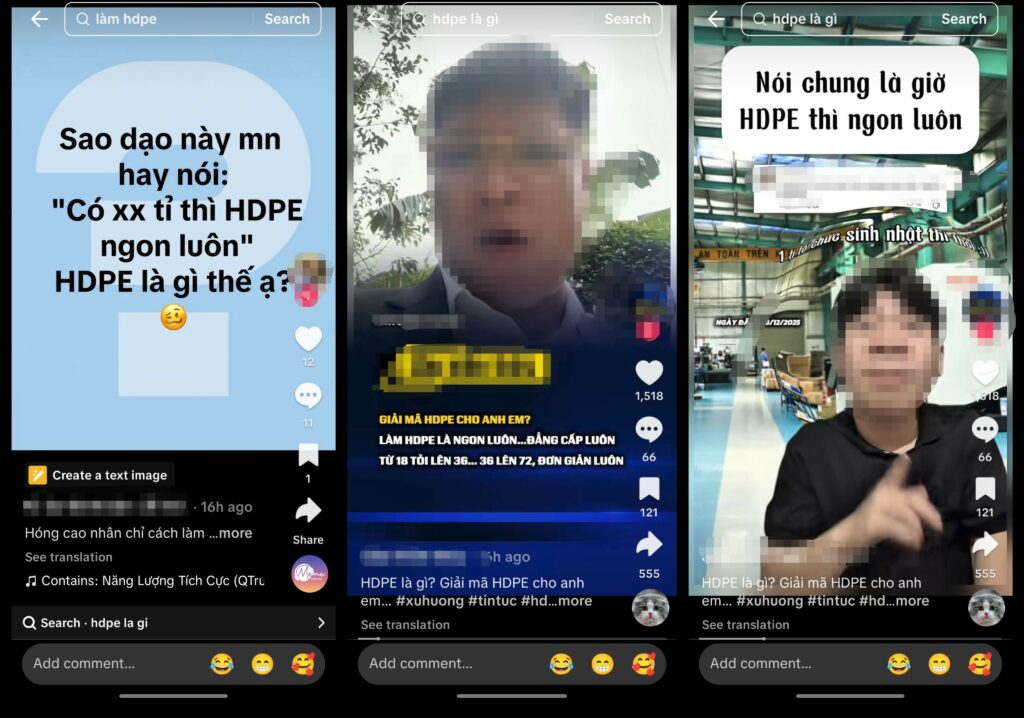 HDPE là gì? Giải mã hệ tư tưởng "HDPE là ngon luôn"